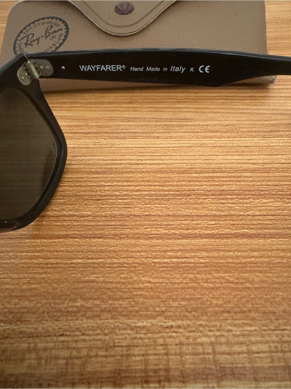 Authentic Ray-Ban White Frame Sunglasses with Black Lenses - Picture 7 of 9